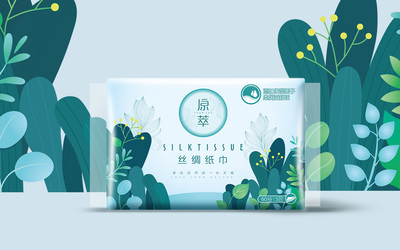 厦门包装设计之美 原萃丝绸纸巾的精巧演绎